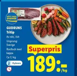 Lidl GUDRUNS Tritip erbjuda