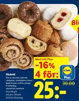 Lidl Fikabröd erbjuda