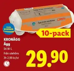 Lidl KRONÄGG Ägg erbjuda