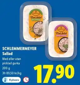 Lidl SCHLEMMERMEYER Sallad erbjuda