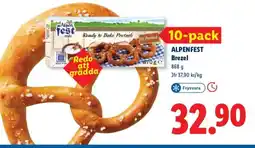 Lidl ALPENFEST Brezel erbjuda