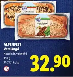 Lidl ALPENFEST Vetelängd erbjuda