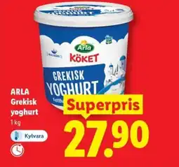Lidl ARLA Grekisk yoghurt erbjuda