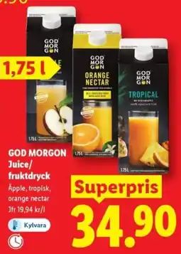 Lidl GOD MORGON Juice/ fruktdryck erbjuda
