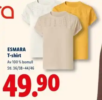 Lidl ESMARA T-shirt erbjuda