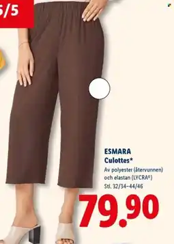 Lidl ESMARA Culottes erbjuda