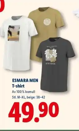 Lidl ESMARA MEN T-shirt erbjuda