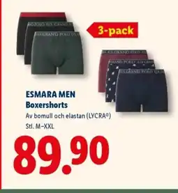 Lidl ESMARA MEN Boxershorts erbjuda