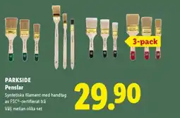 Lidl PARKSIDE Penslar erbjuda