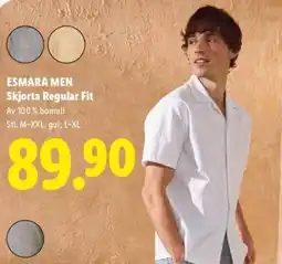 Lidl ESMARA MEN Skjorta Regular Fit erbjuda