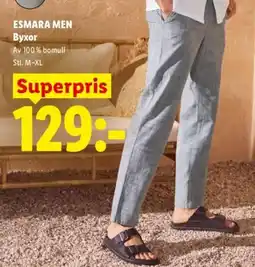 Lidl ESMARA MEN Byxor erbjuda