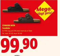 Lidl ESMARA MEN Sandaler erbjuda