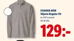 Lidl ESMARA MEN Skjorta Regular Fit erbjuda