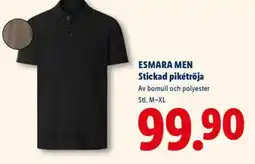 Lidl ESMARA MEN Stickad pikétröja erbjuda