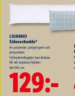 Lidl LIVARNO Sidosovkudde erbjuda