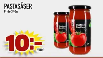 Din Mat PRIDE Pastasåser erbjuda