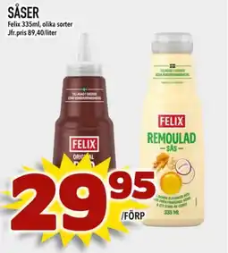 Din Mat FELIX Såser erbjuda