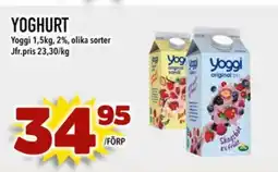 Din Mat YOGGI Yoghurt erbjuda