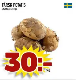 Din Mat Färsk potatis erbjuda