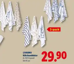 Lidl LIVARNO Kökshanddukar erbjuda