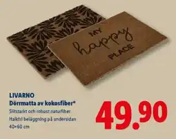 Lidl LIVARNO Dörrmatta av kokosfiber erbjuda