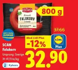 Lidl SCAN Falukorv erbjuda