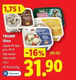 Lidl TRIUMF Glass erbjuda