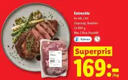Lidl Entrecôte erbjuda