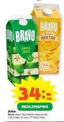Stora Coop JUICE erbjuda