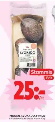 ICA Supermarket MOGEN AVOKADO 3-PACK erbjuda