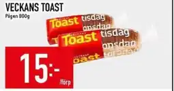 Matdax Pågen Veckans toast erbjuda