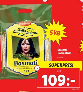 Lidl Sultana Basmatiris erbjuda