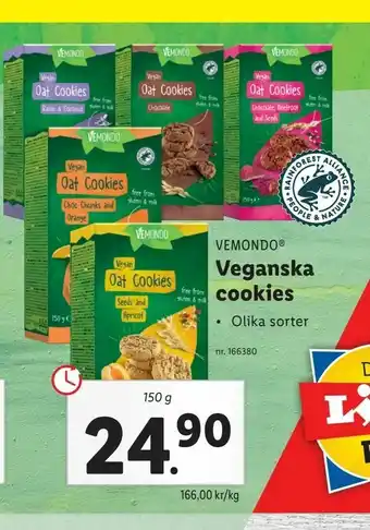Lidl Veganska cookies erbjuda