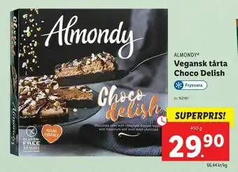Lidl Vegansk tårta Choco Delish erbjuda