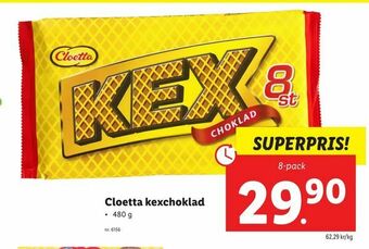 Lidl Cloetta kexchoklad erbjuda