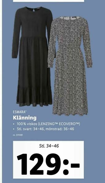 Lidl Klänning erbjuda
