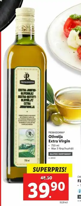 Lidl Olivolja Extra Virgin erbjuda