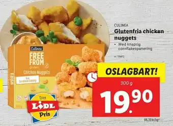 Lidl Glutenfria chicken nuggets erbjuda