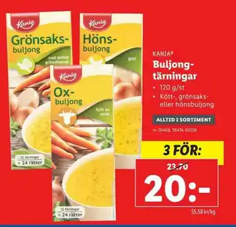 Buljong- tärningar