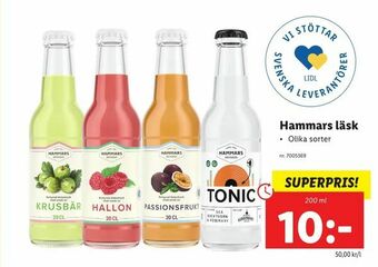 Lidl Hammars läsk erbjuda