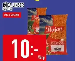 Matdax Rojan Röda linser erbjuda