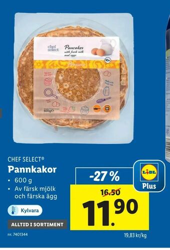 Lidl Pannkakor erbjuda