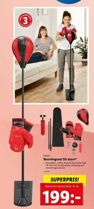 Lidl Boxningsset för barn* erbjuda