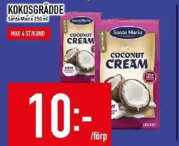 Matdax Santa Maria Kokosgrädde erbjuda