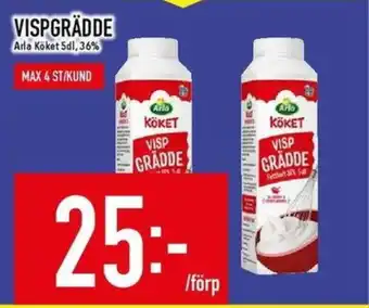Matdax Arla Köket Vispgrädde erbjuda