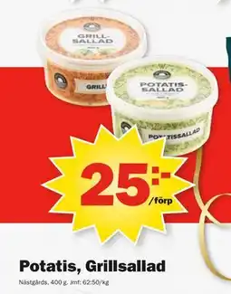 Pekås Potatis, Grillsallad erbjuda