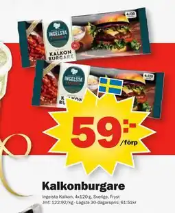 Pekås Kalkonburgare erbjuda