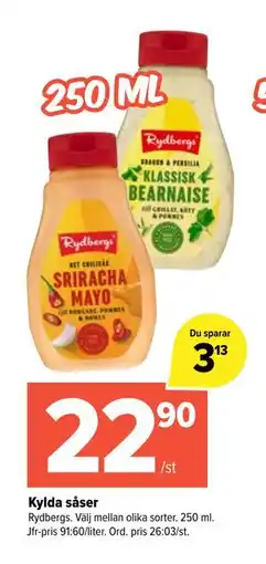Coop Extra Kylda såser erbjuda