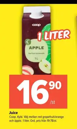 Coop Extra Juice erbjuda