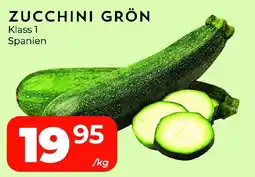 Matrix Butikerna Zucchini grön erbjuda